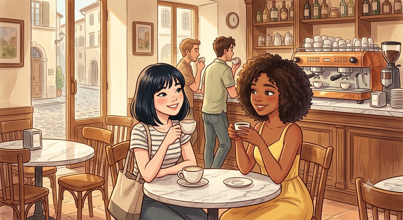 Marina at the Café
