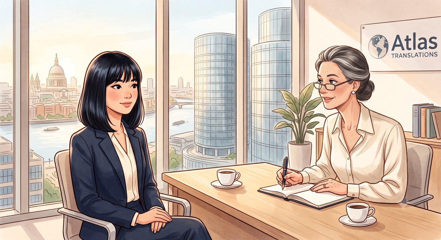 Marina's Job Interview