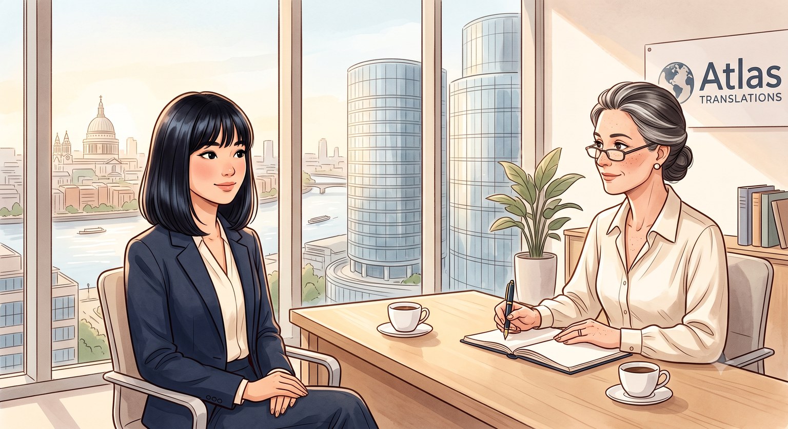 Marina's Job Interview